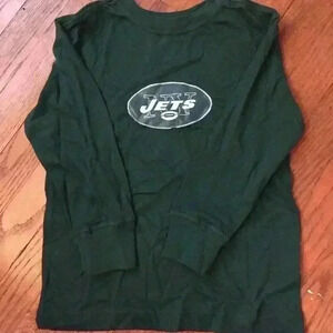 New! Handmade NY Jets long sleeve shirt football boys sports green